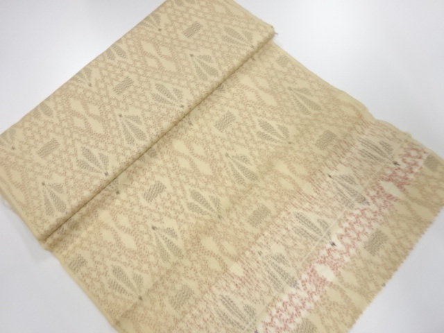 JAPANESE KIMONO / ANTIQUE BOLT FOR KIMONO / SILK / TSUMUGI